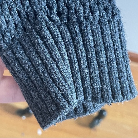 Michael Michael Kors Open Weave Cardigan- Gray- Size Large - Picture 7 of 8